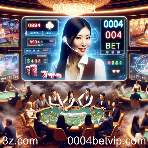 A Experiência Imersiva do Cassino Ao Vivo no 0004 Bet